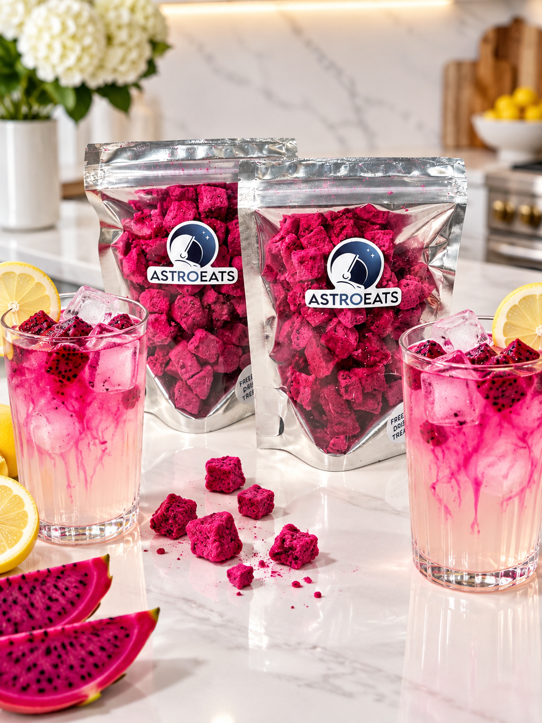 Dragon Fruit Cubes