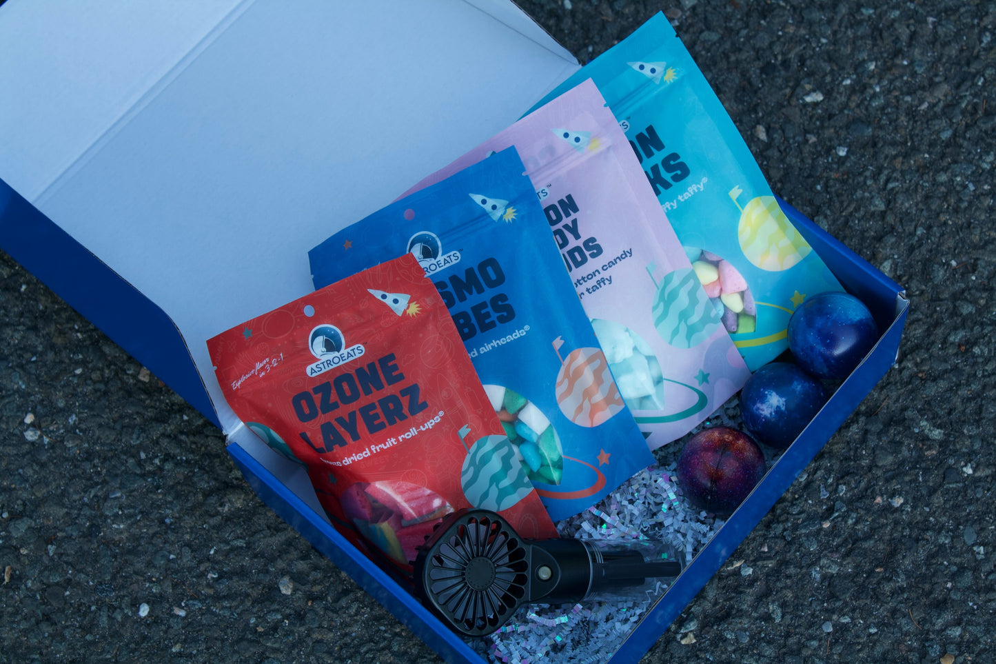 Blue Shipping Box
