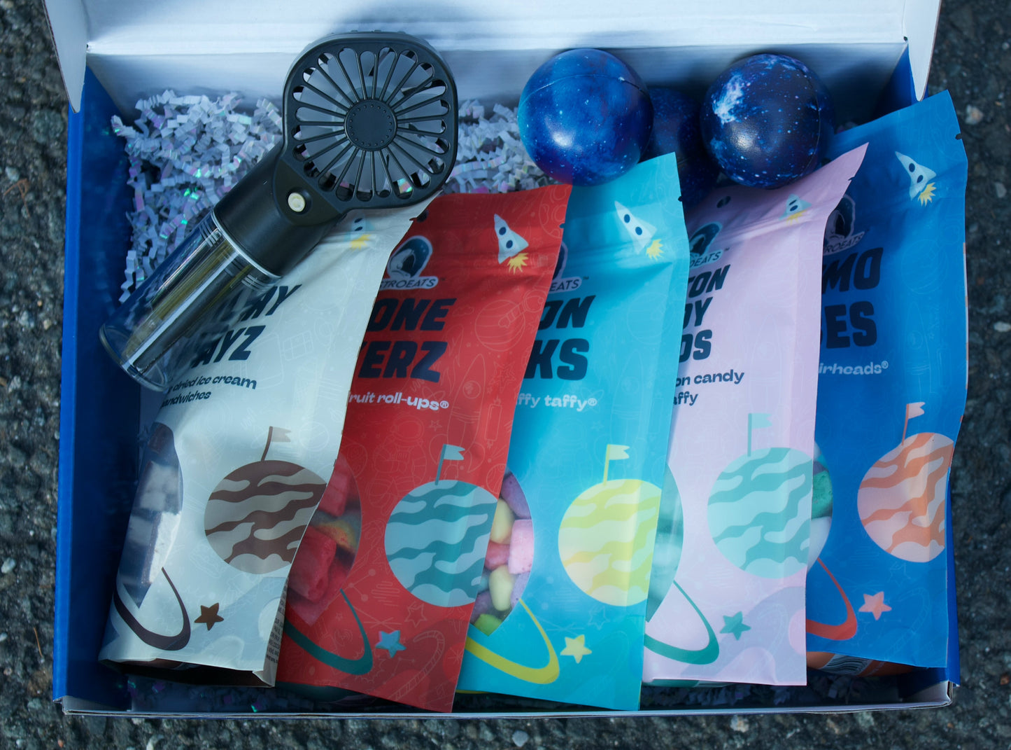 Blue Shipping Box